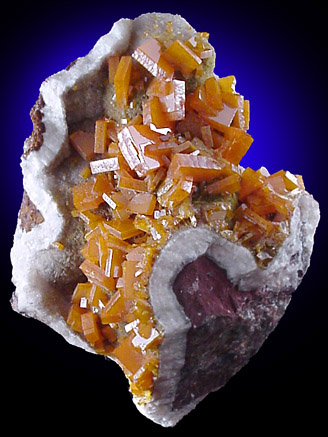 Mineral Specimens: Wulfenite from Ahumada Mine, Sierra Los Lamentos, Chihuahua, Mexico