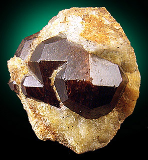 Mineral Specimens: Almandine Garnet in Quartz nodule from Serrote Redondo, near Pedra Lavrada, Paraiba, Brazil