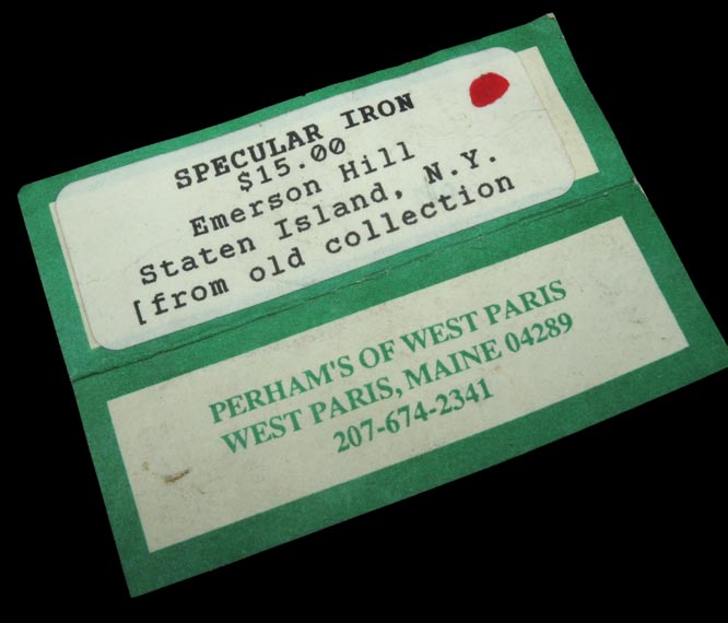 Detail view of mineral Goethite for sale from Emerson Hill iron mining district, Staten Island, New York City, Richmond County, New York