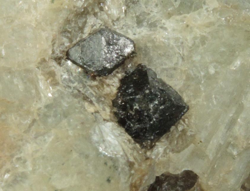 Detail view of mineral Xenotime-(Y) and Monazite-(Ce) for sale from 185 Street dump of Harlem Speedway construction site, Manhattan, New York City, New York County, New York