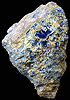 Mineral specimen: Linarite from Grand Reef Mine, Klondyke Mining District, Arizona.