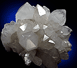 Mineral specimen: Quartz crystal cluster from Spring Glen Mine, Ellenville, New York.